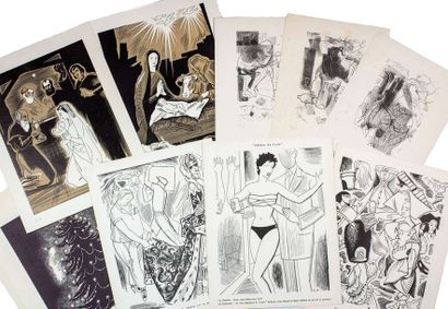 null ANNENKOV, Georges (1889–1974)

Ensemble de lithographies et de gravures: «Crime...