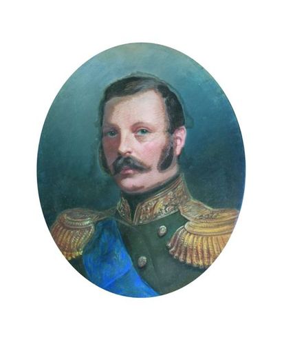 null COURT (signé)

Portrait de l’empereur Alexandre II. Vers 1870. Pastel. 55,0×45,0 cm...