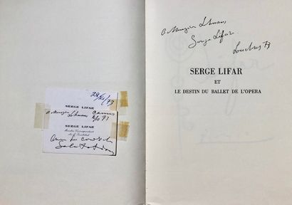 null Serge Lifar. Autographe.

Schaikevitch, André. Serge Lifar et le destin du ballet...