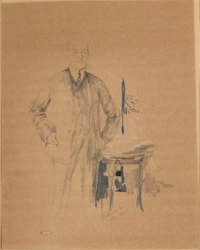 null MALIAVINE Philipe Andreïévitch (1869–1940) 

Portrait de Nicolas Feodoroff (1871–1947)....
