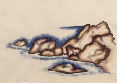 null KAKABADZE, David Nestorovitch (1889–1952) , [ATTRIBUÉ À]

Paysage maritime. 1921

Aquarelle. 18,5×26

Monogrammé...