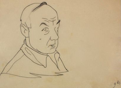 null ANNENKOV, Georges (Iouriï) Pavlovitch (1889—1974)

Ensemble de trois autoportraits...