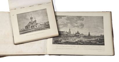 null VUES de Moscou. 

Moscou, 1886. Album de phototypies. Livraisons 1-2 & 4 en...