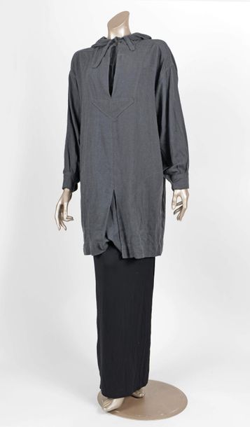 null MAJE – Isabel MARANT : jupe longue en viscose noire T2 - une robe sport swear...