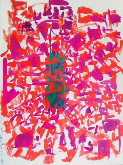 null Raymond Marie (1908-1988) (mother of Yves Klein) Untitled - Gouache on paper...
