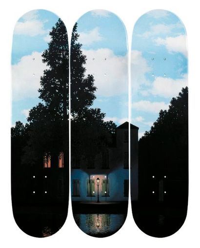 null The Skateroom L’empire des lumières 3 skateboard - Edition of 250 80 x 20 cm...