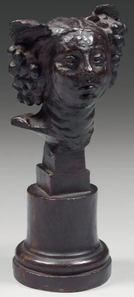 Antoine BOURDELLE (1861-1929) Bacchante, 1910 Bronze. Signé «Bourdelle sculpt» et...