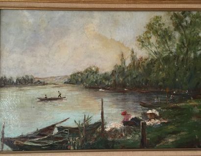 null French School

Landscape by the river

Oil on canvas