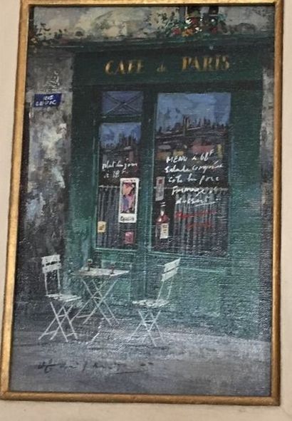 null Modern School

Café de paris

Oil on canvas signed lower left