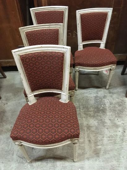 null Ten Louis XVI style chairs