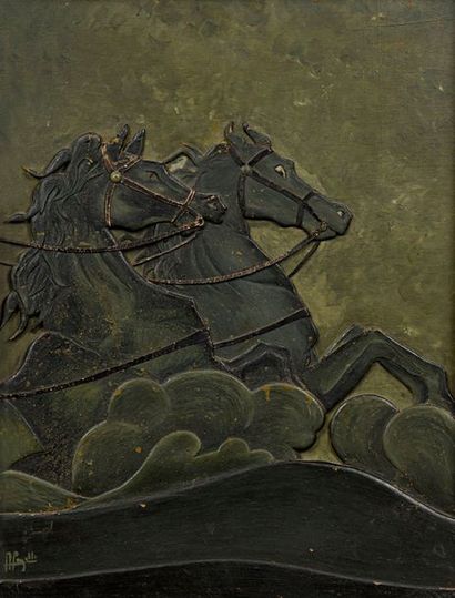 null Horses harnessed in water

Mixed technique

Signed lower left FAYOLLE

51.5...