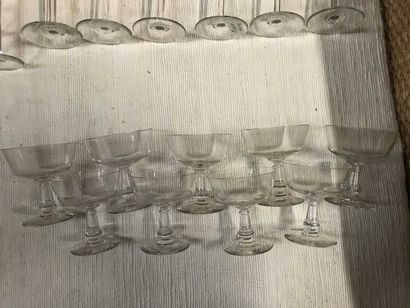 null 9 coupes à Champagne en cristal
