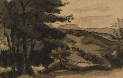 Jules Emile ZINGG (1882-1942) Paysage de...