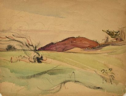 null Jules Emile ZINGG (1882-1942) Ensemble de 48 dessins au crayon, fusain, encre,...