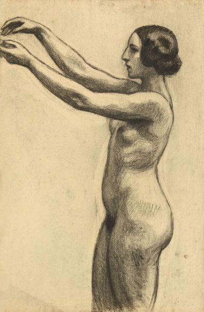 null Jules Emile ZINGG (1882-1942) Ensemble de 48 dessins au crayon, fusain, encre,...