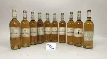 null 10 Bout. Château Lafaurie Peyraguay 1997 - 1998 - 1988