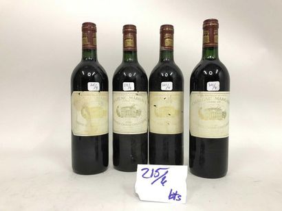 null 4 Bout. Château Margaux, Margaux. 1986