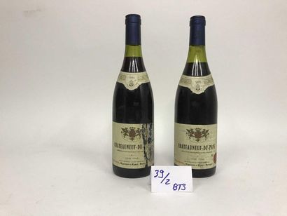 null 2 Bout. Château du Pape, Beyne Frères.