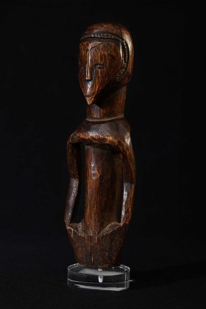 null BEMBEE (Congo) Buste de statuette masculine à décor de scarification 21cm  ...