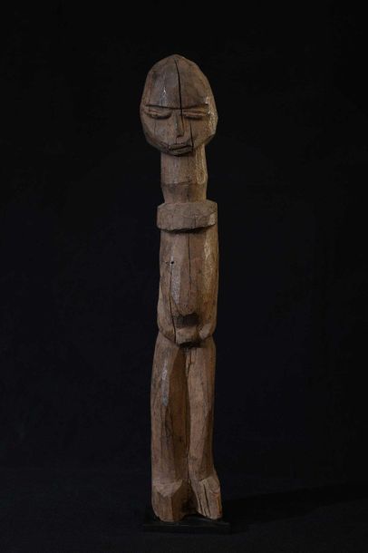 null LOBI (Burkina Fasso). Statuette Janus en bois 40cm    