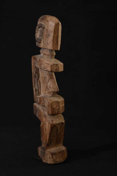 null DOGON (Mali). Statuette dans le style cubisant 30cm    