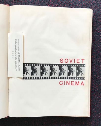 null Cinema Sovietique, Soviet Cinema Rédacteur en chef Arossev, A. La conception...