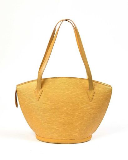 null Louis VUITTON : Saint Jacques (grand modèle) sac en cuir épi jaune de forme...