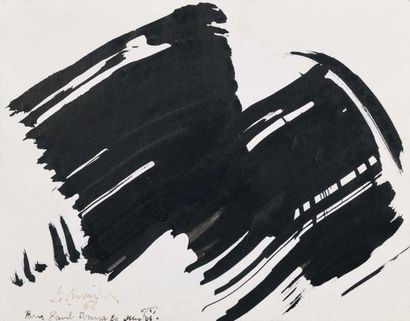 null Gérard SCHNIEDER (1896-1986)

Composition abstraite

Encre de chine

Signé et...