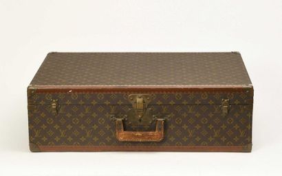 null Louis VUITTON Alister : valise rigide à structure en bois recouverte de toile...