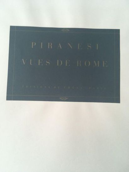 null Piranesi, vues de Rome 

Editions du Chêne Paris, 1944

49,4 x 35 cm



Petits...