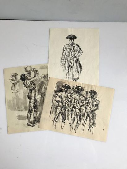 null José Luis REY VILA (1910-1983)

Bullfighting

Suite of 7 ink and wash drawings

Some...
