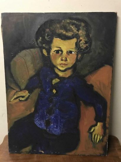 null Modern School

Portrait of a child 

Oil on canvas 

73 x 54 cm