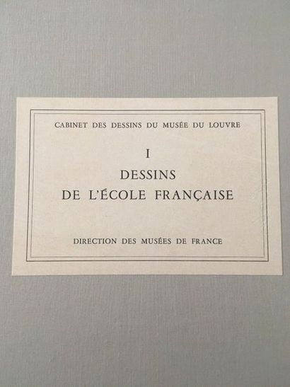 null Cabinet des dessins du musée du Louvre, volume I - Dessins de l'école Française,...