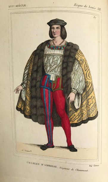 null JACOB Bibliophile (Paul LACROIX)

HISTORICAL COSTUMES OF FRANCE. From the most...