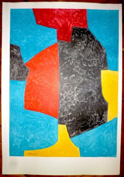 null SERGE POLIAKOFF Lithograph, signature printed in the lower left plate Sorlier...
