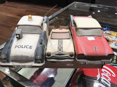 null JOUSTRA INDIA: Three Police Cars - Convertible and Friction Sedan.