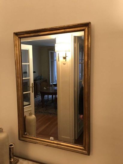 null Deux miroirs en bois doré