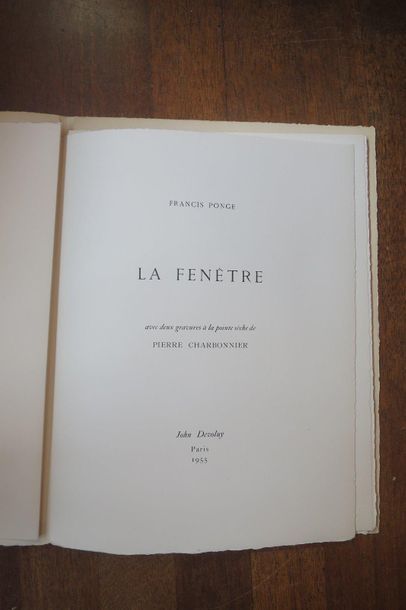 null A set for the illustration of "La fenêtre", text by Francis Ponge and illustrations...