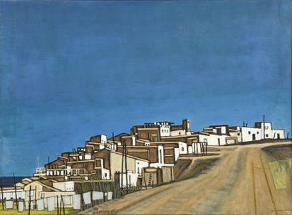 null Pierre CHARBONNIER (1897-1978) Sabadell, 1971 Huile sur toile signée en bas...