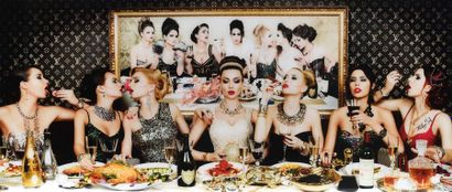 null Philippe SHANGTI (1986) Luxury Dinner, 2018 Print on glossy paper, mounted on...