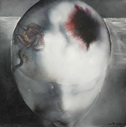 null LUO Fahui (1961) Mon cerveau, 2008 Acrylique sur toile, signée et datée au dos....
