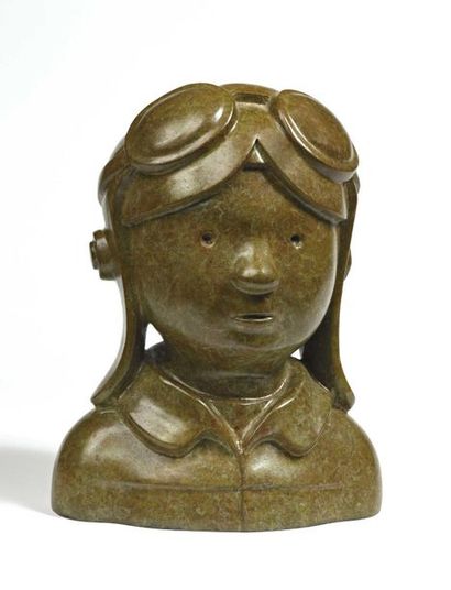 null SHEN Jindong(1965) Force aérienne, 2011 Bronze, édition 2/4. 24 x 20 cm