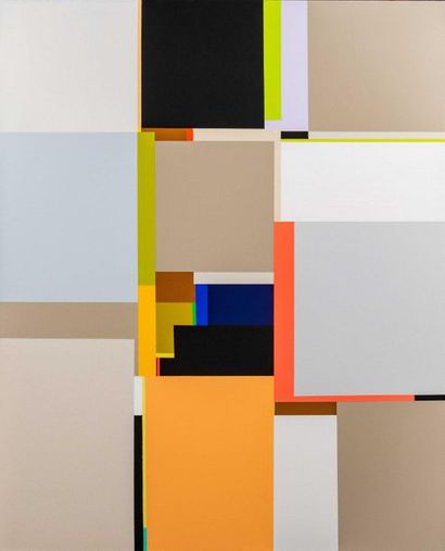null Richard SCHUR (1971) Silver Suns II, 2015 Acrylic on canvas, signed and dated...