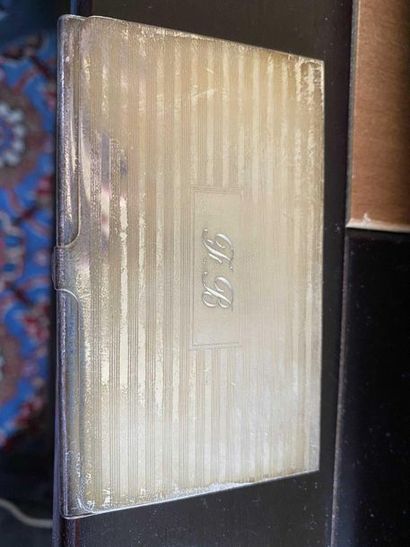 null Silver card case. Weight 57g