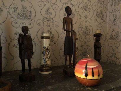 null Trois statuettes africaines