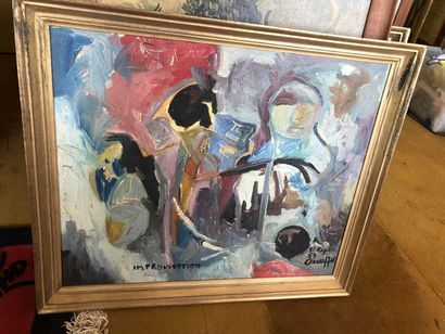 null School of the XXth century

Improvisation

Oil on canvas signed and located...