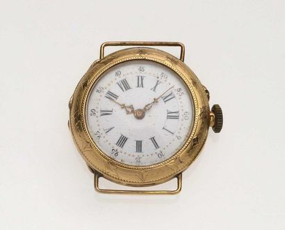 null 17 Pocket watch in 18K 750 thousandths yellow gold with mechanical movement.18K...