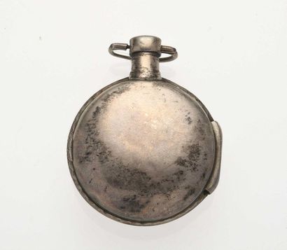 null 25 Villemenot / Michel à Bayeux 925-thousandths silver cockerel watch with mechanical...