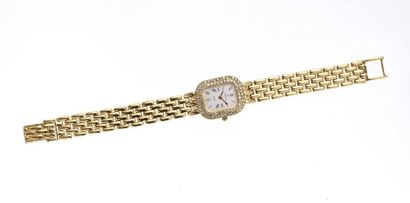 null 40 A Flamand Ladies' watch in 18K 750 thousandths yellow gold with a quartz...