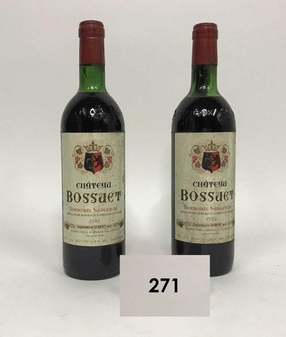 null 2 Bout. Château Bossuet. Bordeaux supérieur